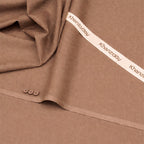 Men’s Unstitched Cotton Suit - Cocoa - Khanzaday