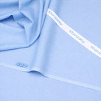 Men’s Unstitched Cotton Suit - Sky Blue - Khanzaday