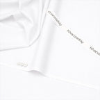 Men’s Unstitched Cotton Suit - White - Khanzaday