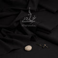 Unstitched Premium Wash & Wear Men’s Suit - Black - Khanzaday