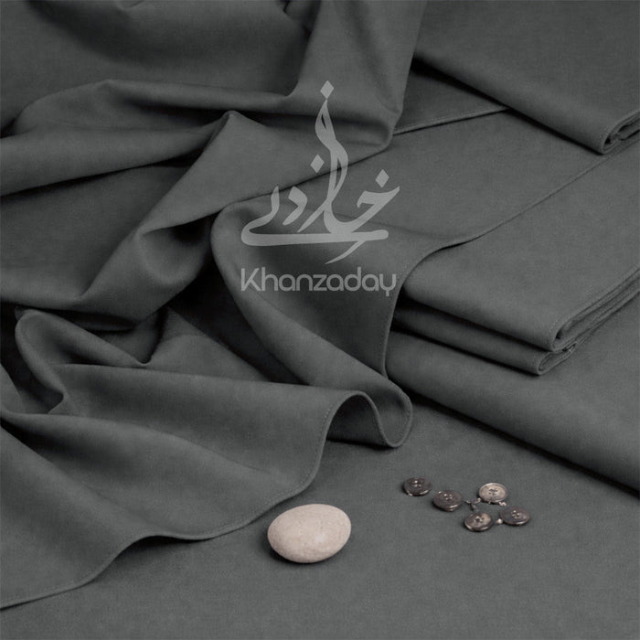 Unstitched Premium Wash & Wear Men’s Suit - Grey - Khanzaday