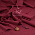 Unstitched Premium Wash & Wear Men’s Suit - Maroon - Khanzaday