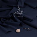 Unstitched Premium Wash & Wear Men’s Suit - Navy - Khanzaday