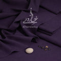 Unstitched Premium Wash & Wear Men’s Suit - Purple - Khanzaday