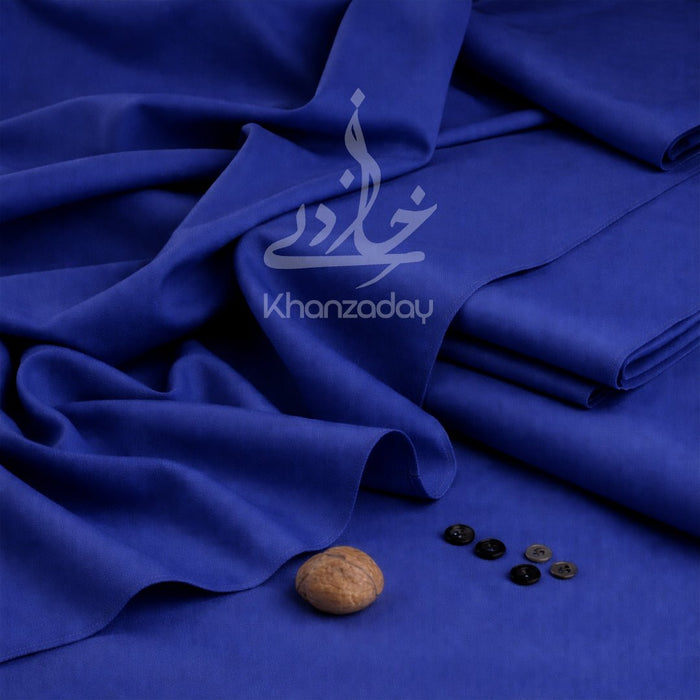 Unstitched Premium Wash & Wear Men’s Suit - Royal Blue - Khanzaday